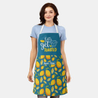 Funny Baking Brot Let's Get Toasted Lemon Muster