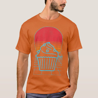 Funny Baking Cupcake Baker Cupcake Lover 80er 90s T-Shirt