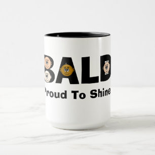Funny Bald Pride Tasse für Männer