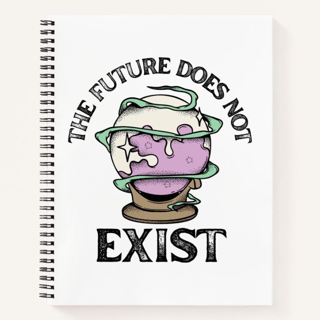 Funny Ball Fortune Teller Zitat Notizbuch (Vorderseite)