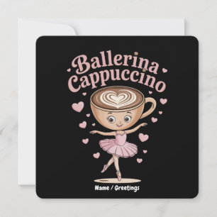Funny Ballerina Cappuccina Italienisch Brainrot Me Einladung