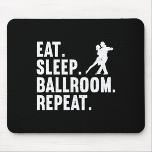 Funny Ballroom Design Männer Frauen Tanz Raum Mousepad