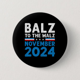 Funny Balz zum Walz Kamala Harris Tim Walz 2024 Button