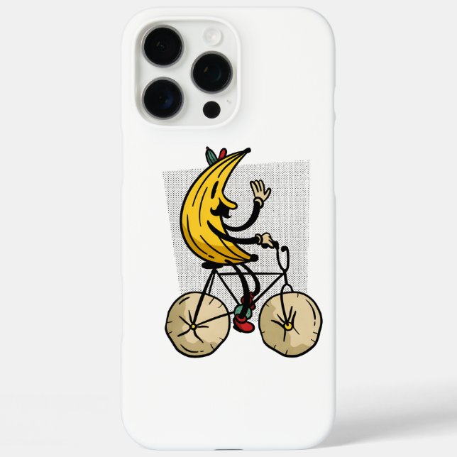 Funny Banana Biker Cartoon Design Case-Mate iPhone Hülle (Rückseite)