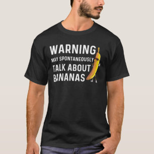 Funny Banana Geschenk Männer Frauen Frucht Eater L T-Shirt