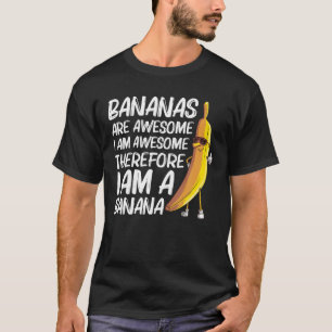 Funny Banana Geschenk Männer Frauen Frucht Eater L T-Shirt