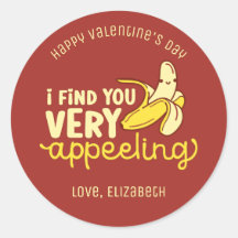 Funny Banana Pun Niedlich Valentinstag Roter Tag