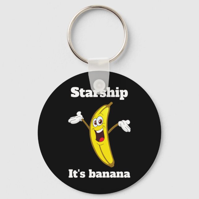 Funny Banana Quote2 Schlüsselanhänger (Vorderseite)