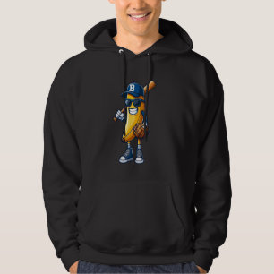 Funny Banana spielt Baseball Frucht Lover Baseball Hoodie