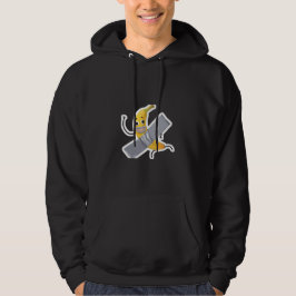 Funny Banana Surfing Hoodie – Cute Cartoon Fruit 