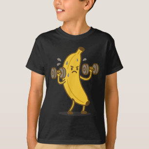 Funny Banana Weightlift Gym Workout Spaß T-Shirt