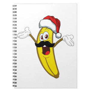 Funny Banana Weihnachten Notizblock
