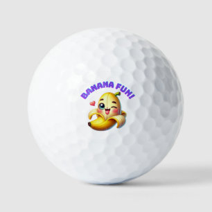 Funny Banana Winking Design for Fun and Playful Gi Golfball