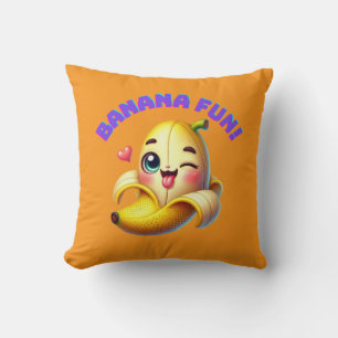 Funny Banana Winking Design for Fun and Playful Gi Kissen