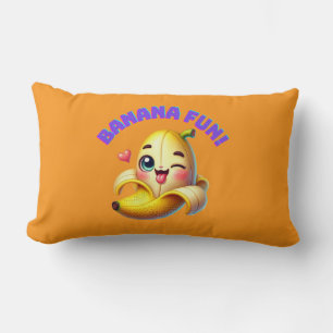 Funny Banana Winking Design for Fun and Playful Gi Lendenkissen