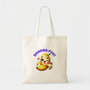 Funny Banana Winking Design for Fun and Playful Gi Tragetasche