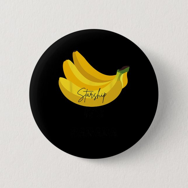 Funny Banana Zitat Button (Vorderseite)