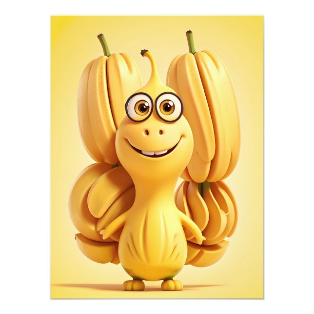 Funny Banane Fotodruck (Vorne)