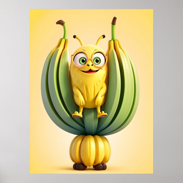 Funny Banane Poster (Vorne)