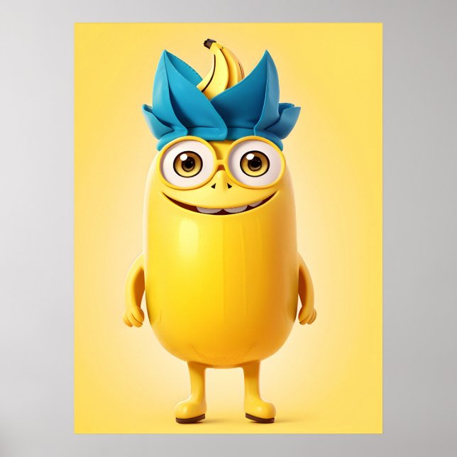 Funny Banane Poster (Vorne)