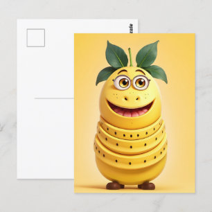 Funny Banane Postkarte