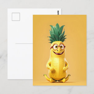 Funny Banane Postkarte