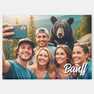 Funny Banff National Park Canada Black Bear Magnet