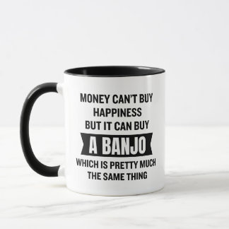 Funny Banjo Mug Music Lover Gift Tasse