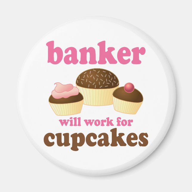 Funny Banker Magnet (Vorne)