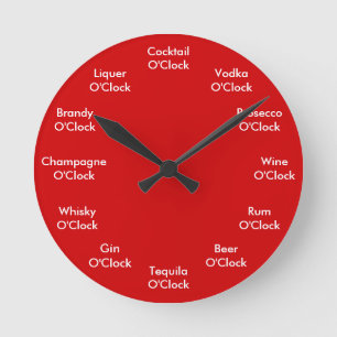 Funny Bar Clock Personalisiert Clock Runde Wanduhr