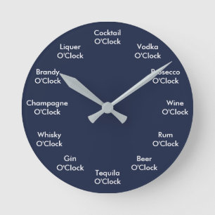 Funny Bar Clock Personalisiert Clock Runde Wanduhr