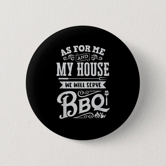 Funny Barbecue Grillen Grilling Joke Grill Master  Button (Vorderseite)