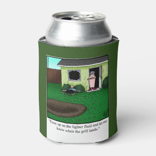 Funny Barbecue Spaß Beer Can Cooler Dosenkühler (Kanne Vorderseite)
