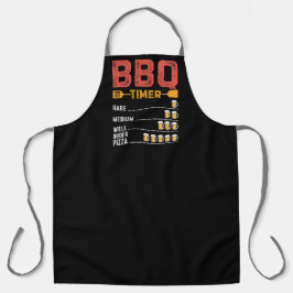 Funny Barbecue Timer Zahl der Bier Selten Mittel Schürze