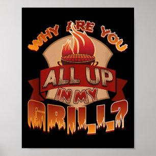 Funny Barbecue - Warum bist du in meinem Grill? Poster