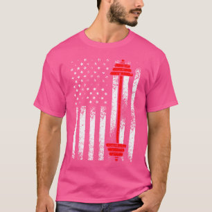 Funny Barbell Art für Fitnessen im Gewichtheben T-Shirt