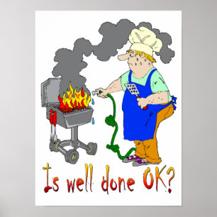 Funny Barbeque Design - Ist gut gemacht? Poster