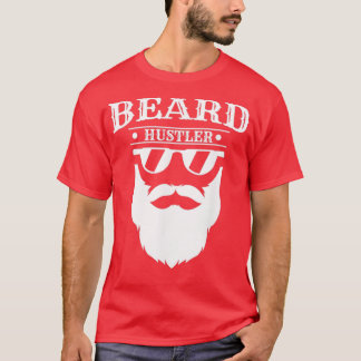 Funny Barber Hairstylist Barbershop Beard Hustler T-Shirt
