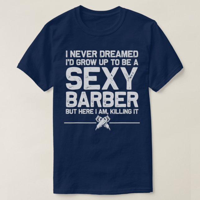 Funny Barber Men Dad Barbershop Hairrichst T-Shirt (Design vorne)
