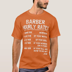 Funny Barber Nie falsch Funny Gift Cooles Sprichwo T-Shirt