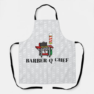 Funny Barber-Q Schürze für GRILLEN