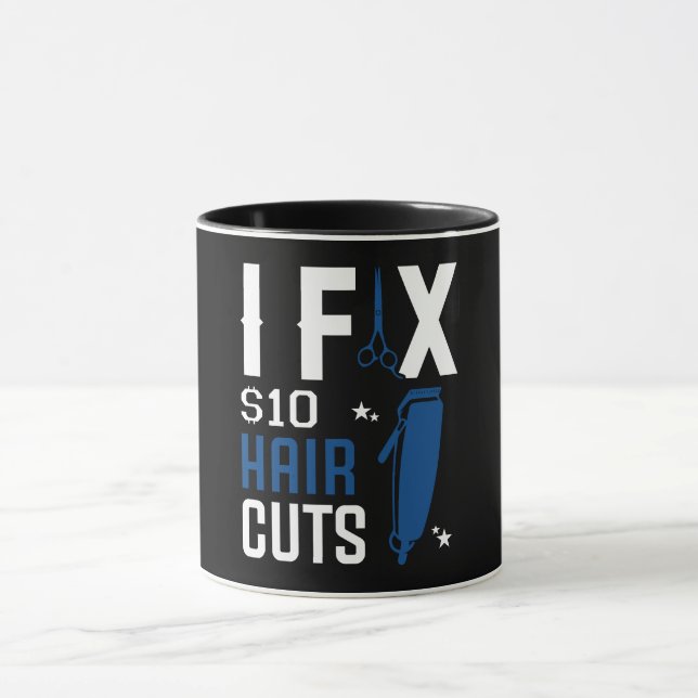 Funny Barber Tasse (Zentrum)
