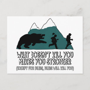 Funny Bären Postkarte