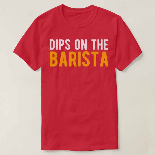 Funny Barista Coffee T-Shirt (Design vorne)