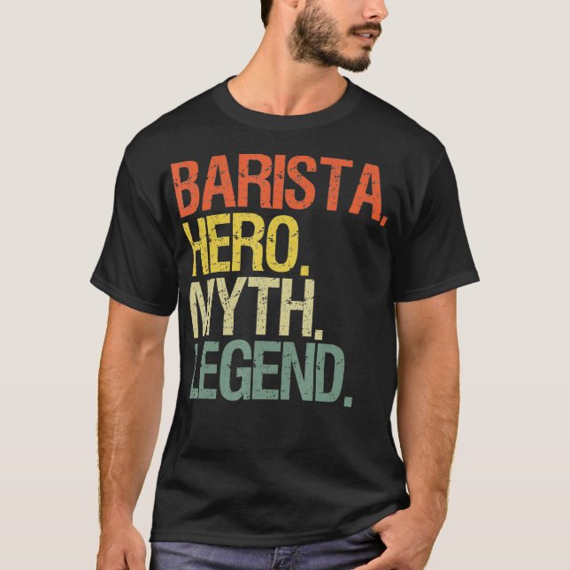 Funny barista T-Shirt (Vorderseite)