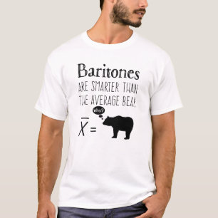 Funny Baritone T - Shirt - Durchschnittsbär