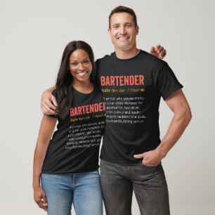 Funny Barkeeper Definition T-Shirt