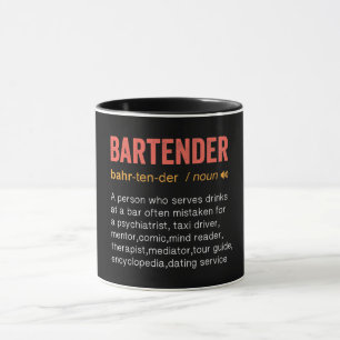 Funny Barkeeper Definition Tasse