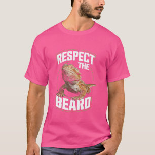 Funny Barted Dragon respektiert die Bart Lizard un T-Shirt