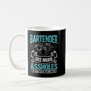 Funny Bartending Barkeeper Ich schieß Leute Kellne Kaffeetasse